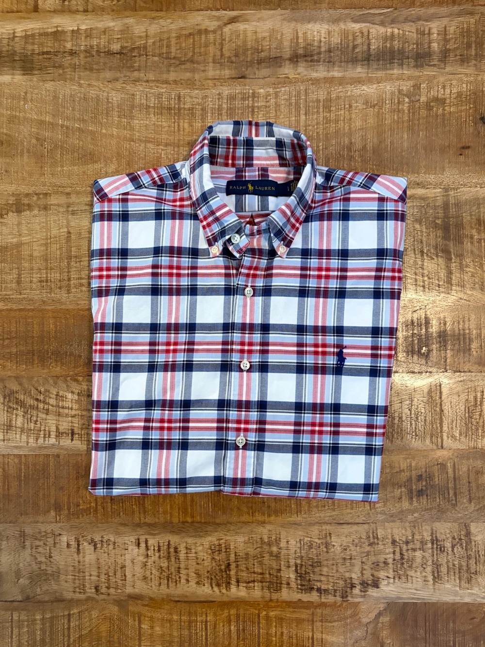 Ralph Lauren Plaid Button Down Shirt